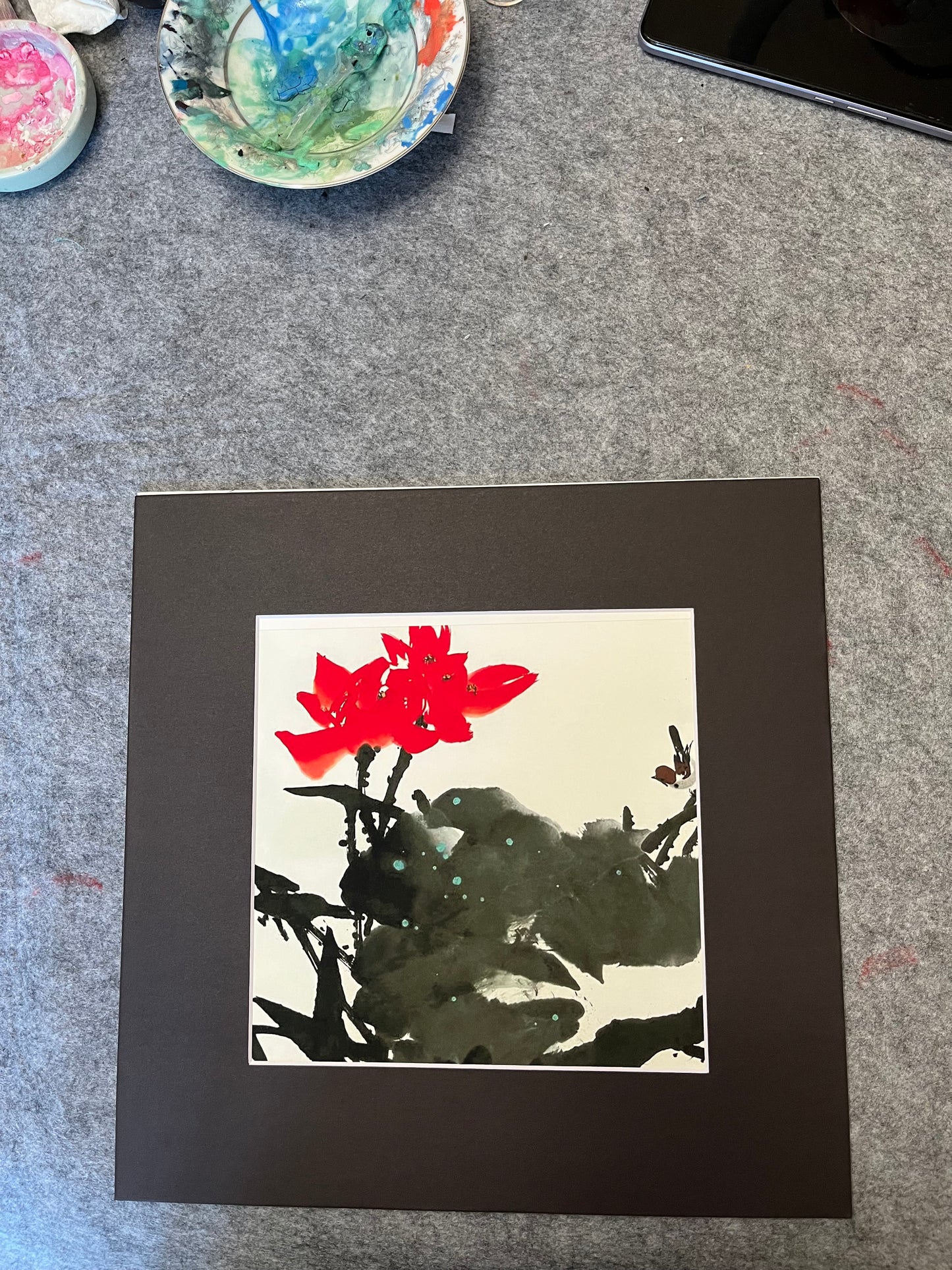 Fine Art print "Red Lotus".