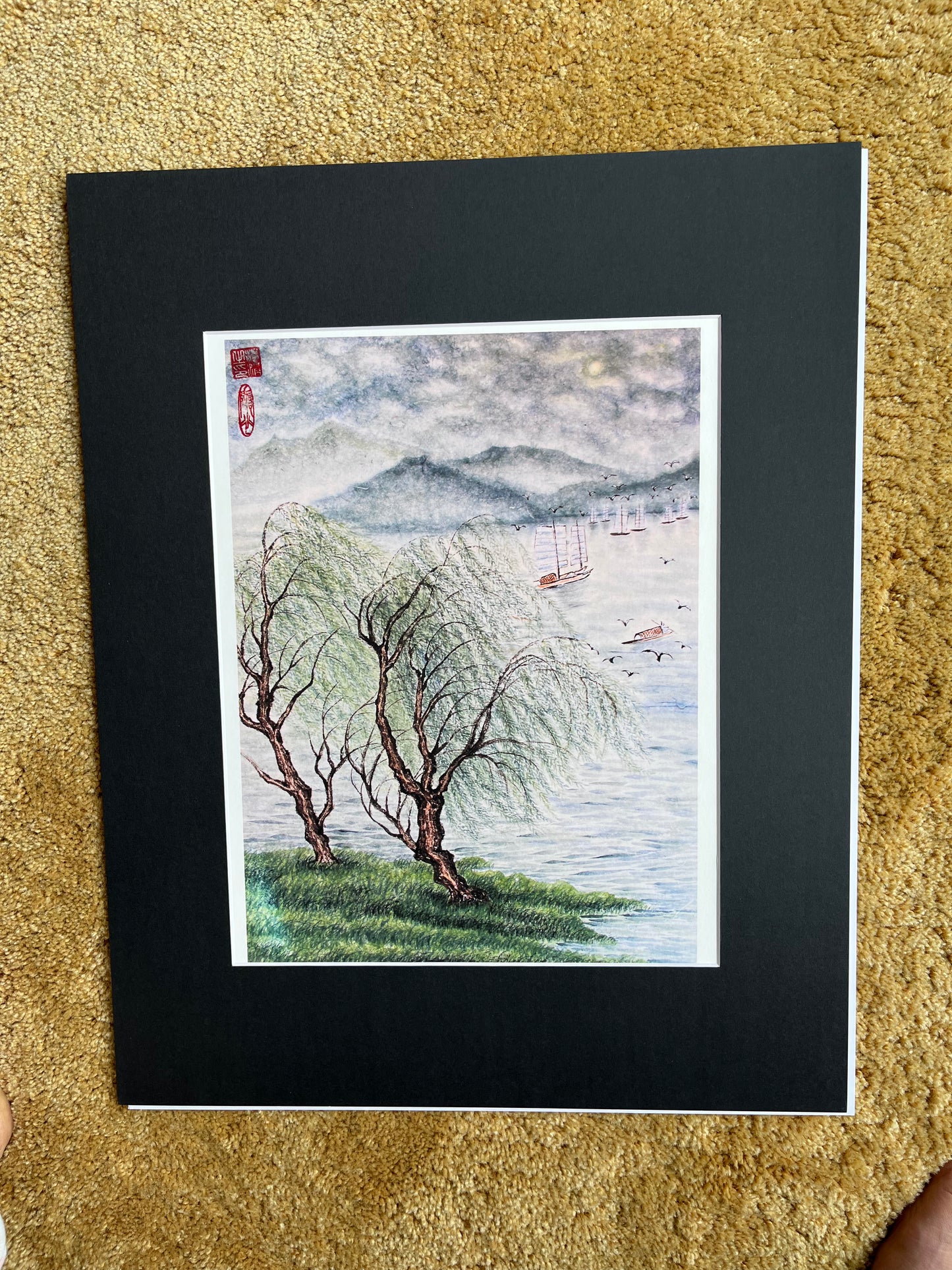 Fine Art print " Lake view"