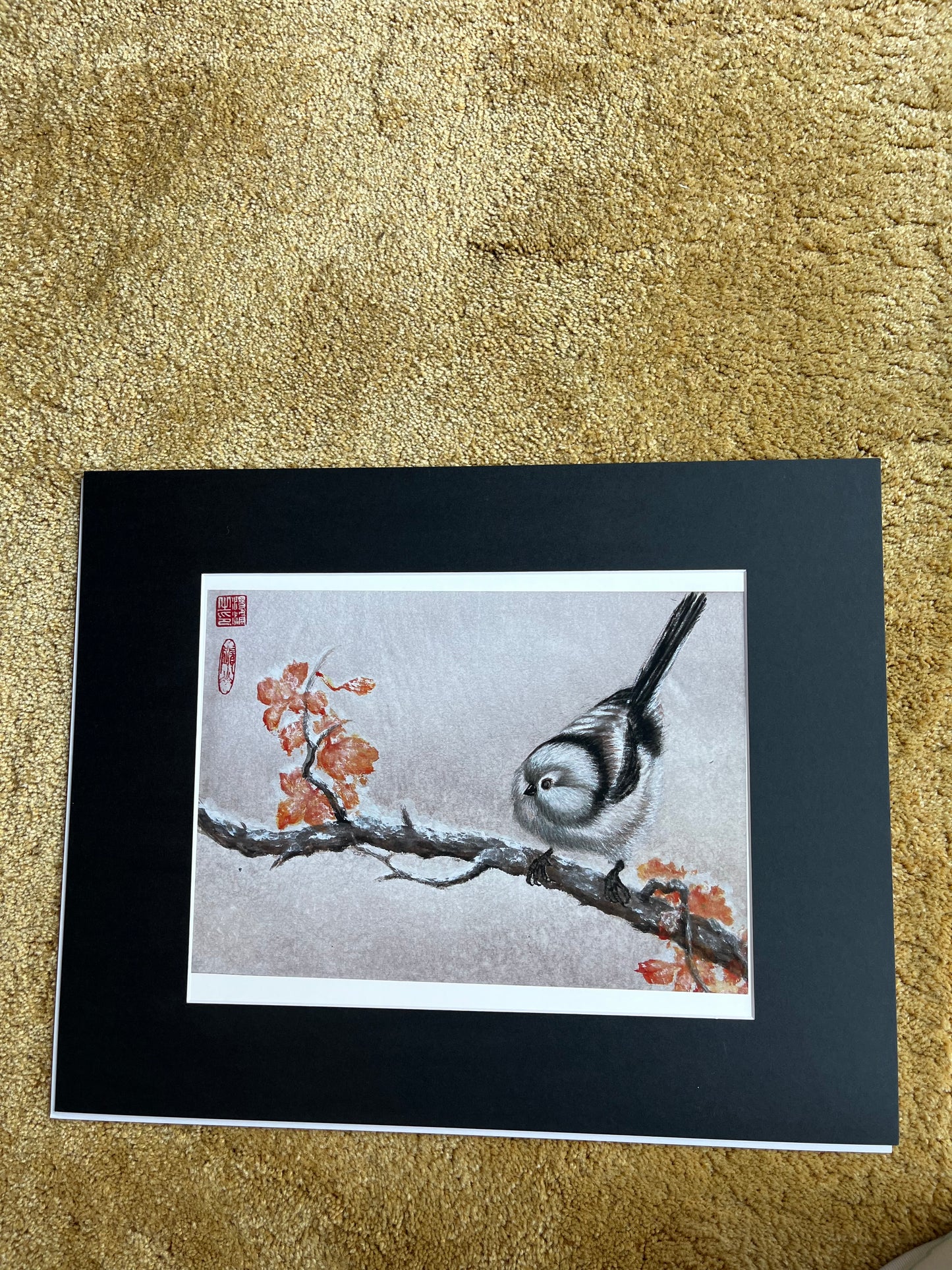 Fine Art print "silver-throated Bushtit"